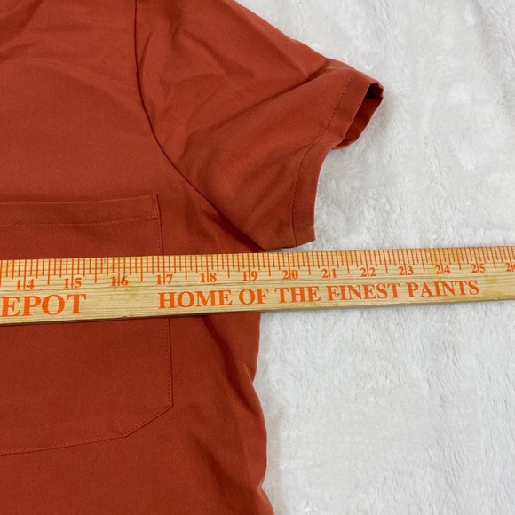 FIGS Catarina Scrub Top Technical Collection Womens XS Short Sleeve Orange - Picture 5 of 8